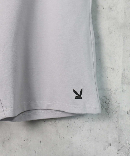 PLAYBOY（プレイボーイ）の「PLAYBOY ワンポイントロゴ刺繍ハーフパンツ ショートパンツ（その他パンツ・メンズ・ブラック/グレー・M/L/XL）」の17枚目の写真