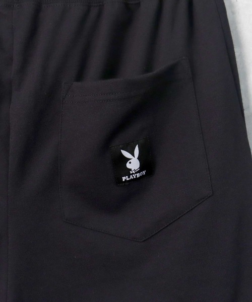 PLAYBOY（プレイボーイ）の「PLAYBOY ワンポイントロゴ刺繍ハーフパンツ ショートパンツ（その他パンツ・メンズ・ブラック/グレー・M/L/XL）」の11枚目の写真