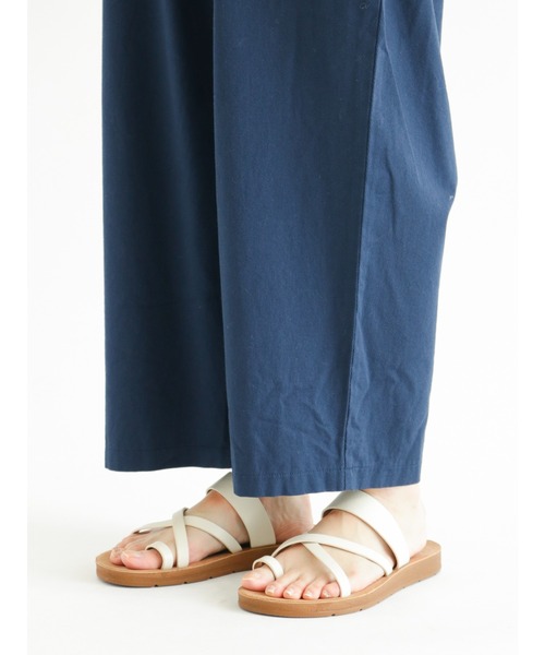 Samansa Mos2（サマンサ モスモス）の「ツイルカラーイージーパンツ（その他パンツ・レディース・イエロー/グリーン/ネイビー/ピンク/ベージュ・ﾌﾘ-）」の18枚目の写真