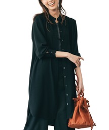 ヨーク使いシャツワンピース