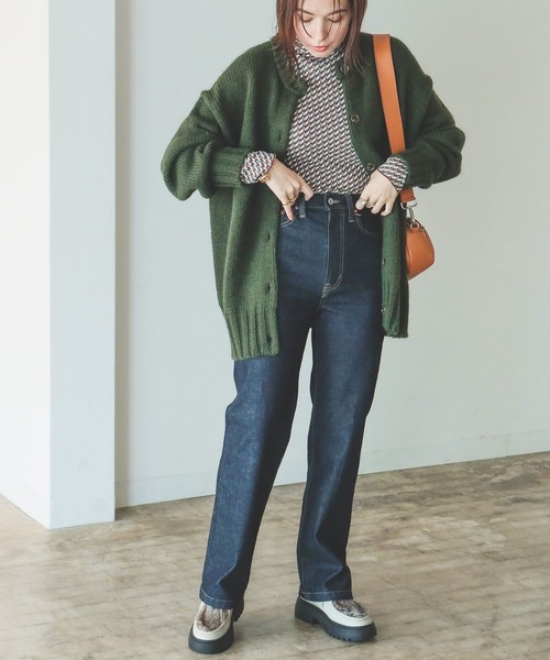 B:MING by BEAMS(ビーミングバイビームス)の「B:MING by BEAMS / シアー タートルネック 22AW(Tシャツ/カットソー・レディース・オフホワイト/サックスブルー/その他/ブラウン系・FREE)」の17枚目の写真