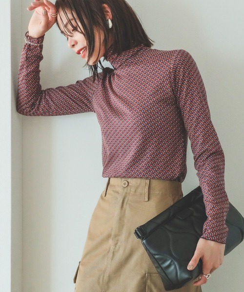 B:MING by BEAMS(ビーミングバイビームス)の「B:MING by BEAMS / シアー タートルネック 22AW(Tシャツ/カットソー・レディース・オフホワイト/サックスブルー/その他/ブラウン系・FREE)」の14枚目の写真