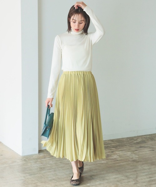 B:MING by BEAMS(ビーミングバイビームス)の「B:MING by BEAMS / シアー タートルネック 22AW(Tシャツ/カットソー・レディース・オフホワイト/サックスブルー/その他/ブラウン系・FREE)」の7枚目の写真