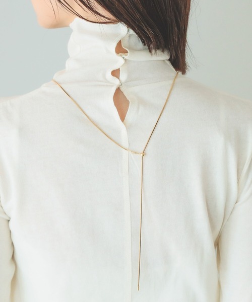 B:MING by BEAMS(ビーミングバイビームス)の「B:MING by BEAMS / シアー タートルネック 22AW(Tシャツ/カットソー・レディース・オフホワイト/サックスブルー/その他/ブラウン系・FREE)」の16枚目の写真