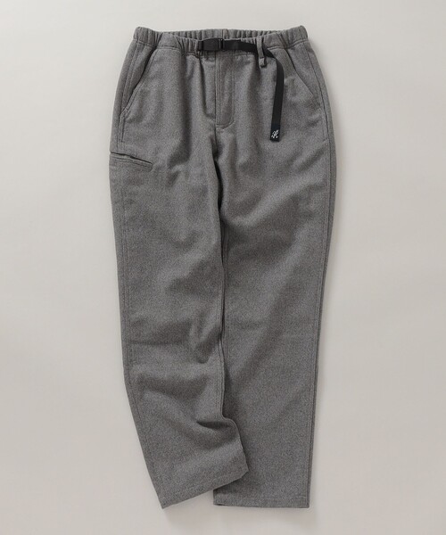 【SHIPS別注】GRAMiCCi:ジャストレングスウールブレンドイージーパンツ