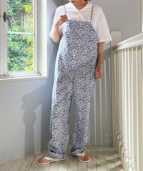 NIMES（ニーム）の「LIBERTYサロペット（サロペット/オーバーオール・レディース・ブルー系その他/ブルー系その他2・FREE）」の6枚目の写真