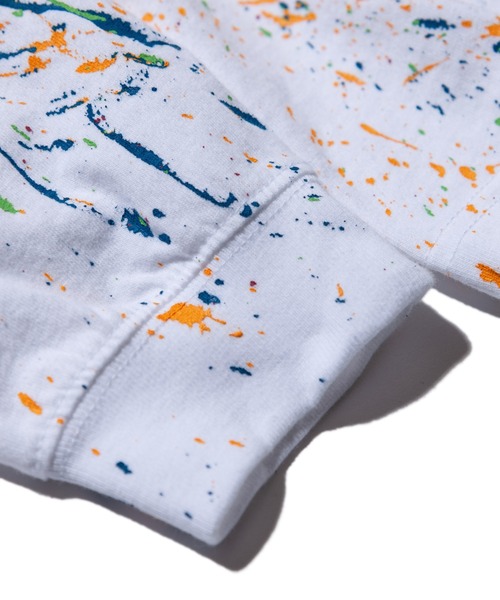 glamb（グラム）の「Unknown Paint CS / アンノウンペイントカットソー（Tシャツ/カットソー・メンズ・ブラック/ホワイト・M/S/L）」の8枚目の写真