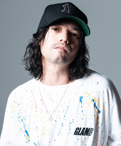 glamb（グラム）の「Unknown Paint CS / アンノウンペイントカットソー（Tシャツ/カットソー・メンズ・ブラック/ホワイト・M/S/L）」の9枚目の写真