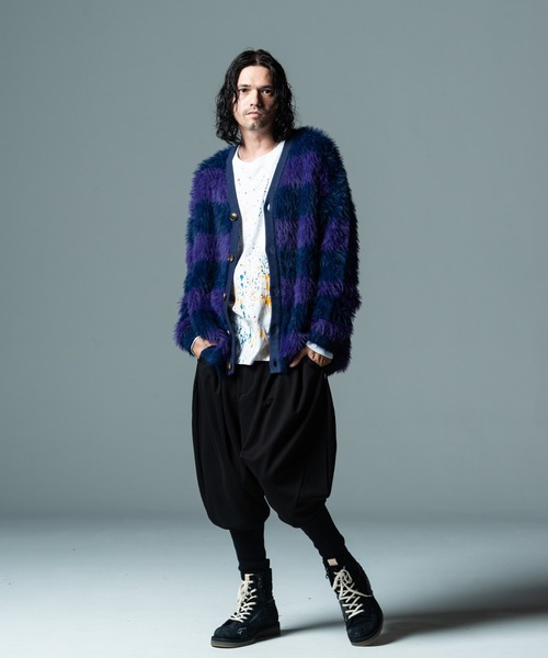 glamb（グラム）の「Unknown Paint CS / アンノウンペイントカットソー（Tシャツ/カットソー・メンズ・ブラック/ホワイト・M/S/L）」の13枚目の写真