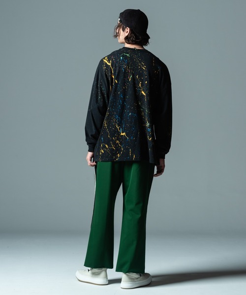 glamb（グラム）の「Unknown Paint CS / アンノウンペイントカットソー（Tシャツ/カットソー・メンズ・ブラック/ホワイト・M/S/L）」の17枚目の写真