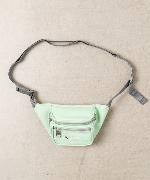 EVEREST（エベレスト）の「★EVEREST★Signature waist pack（ボディバッグ/ウエストポーチ・キッズ・ネイビー/ライトグリーン/ダークパープル/ローズ/ブラック・FREE）」の3枚目の写真