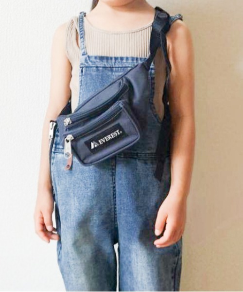 EVEREST（エベレスト）の「★EVEREST★Signature waist pack（ボディバッグ/ウエストポーチ・キッズ・ネイビー/ライトグリーン/ダークパープル/ローズ/ブラック・FREE）」の6枚目の写真