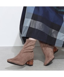 Realta | Realta(レアルタ)クリアストーンヒールショートブーツ(ブーツ)