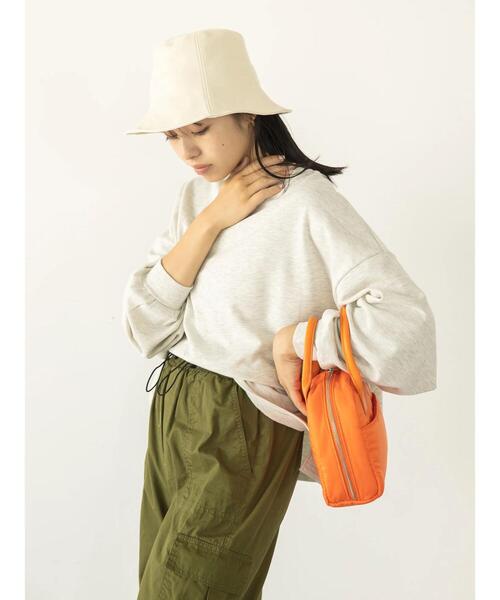 koe（コエ）の「ガーゼ裏毛ワイドスウェット（スウェット・レディース・グリーン/ライトブルー/ナチュラル/ブラック・FREE）」の7枚目の写真