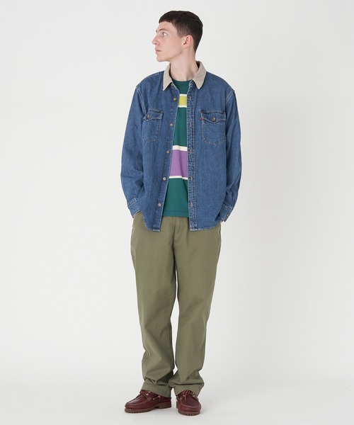 Levi's（リーバイス）の「Levi's/リーバイス　リラックスフィット デニムジャケット BLUE ストーンウォッシュ（デニムジャケット・メンズ・インディゴブルー・XL/M/S/L）」の2枚目の写真