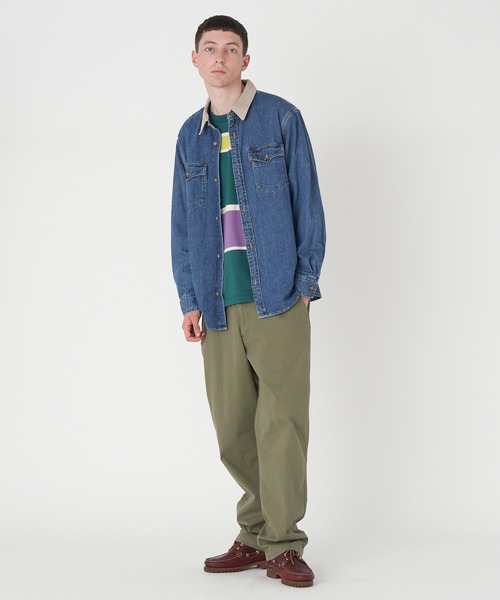Levi's（リーバイス）の「Levi's/リーバイス　リラックスフィット デニムジャケット BLUE ストーンウォッシュ（デニムジャケット・メンズ・インディゴブルー・XL/M/S/L）」の3枚目の写真