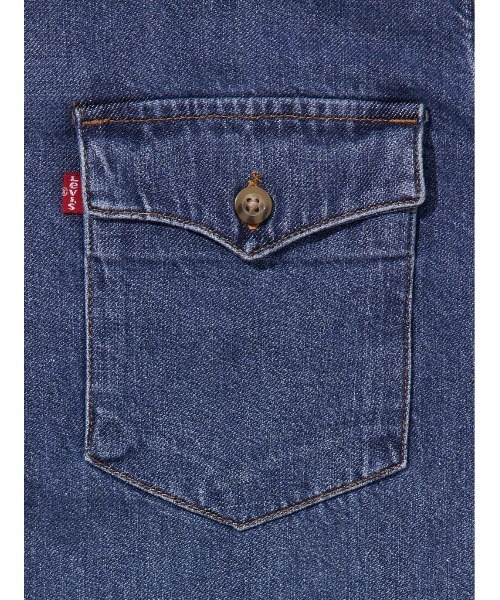 Levi's（リーバイス）の「Levi's/リーバイス　リラックスフィット デニムジャケット BLUE ストーンウォッシュ（デニムジャケット・メンズ・インディゴブルー・XL/M/S/L）」の12枚目の写真