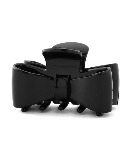 ANEMONE（アネモネ）の「シックカラーリボンバンス（バレッタ/ヘアクリップ・レディース・ブラック/ブラウン・FREE）」の6枚目の写真