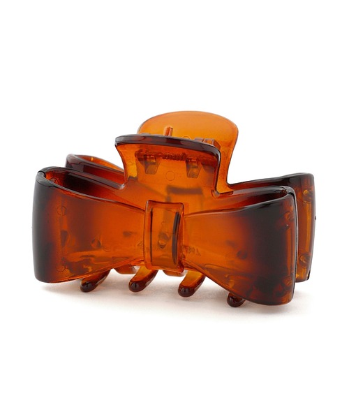 ANEMONE（アネモネ）の「シックカラーリボンバンス（バレッタ/ヘアクリップ・レディース・ブラック/ブラウン・FREE）」の3枚目の写真