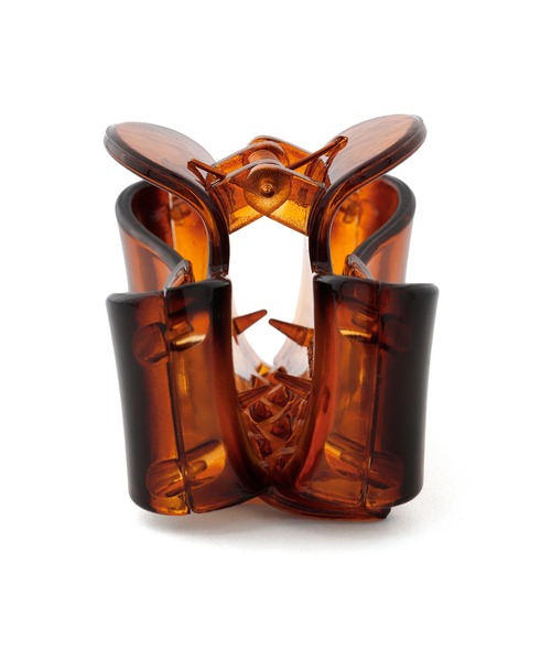 ANEMONE（アネモネ）の「シックカラーリボンバンス（バレッタ/ヘアクリップ・レディース・ブラック/ブラウン・FREE）」の4枚目の写真