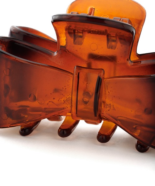 ANEMONE（アネモネ）の「シックカラーリボンバンス（バレッタ/ヘアクリップ・レディース・ブラック/ブラウン・FREE）」の5枚目の写真