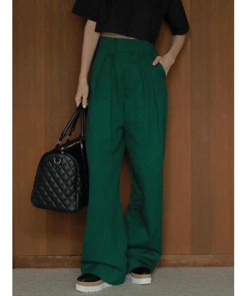 AMAIL（アマイル）の「Super long chinos（その他パンツ・レディース・ブラック/ベージュ/グリーン・S/M）」の9枚目の写真