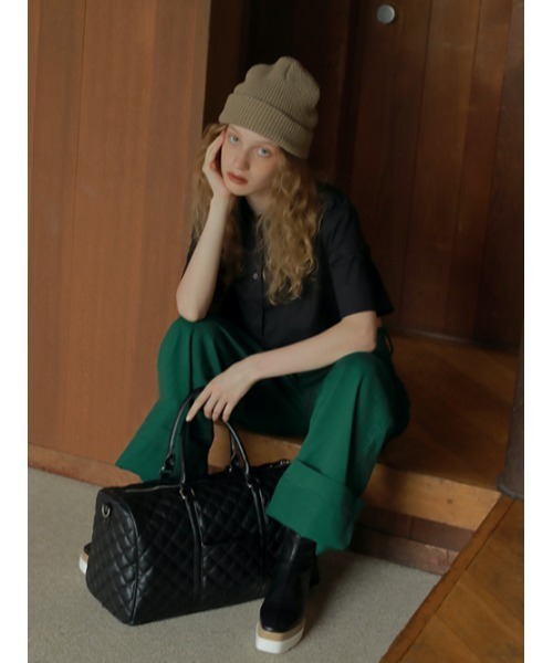 AMAIL（アマイル）の「Super long chinos（その他パンツ・レディース・ブラック/ベージュ/グリーン・S/M）」の12枚目の写真