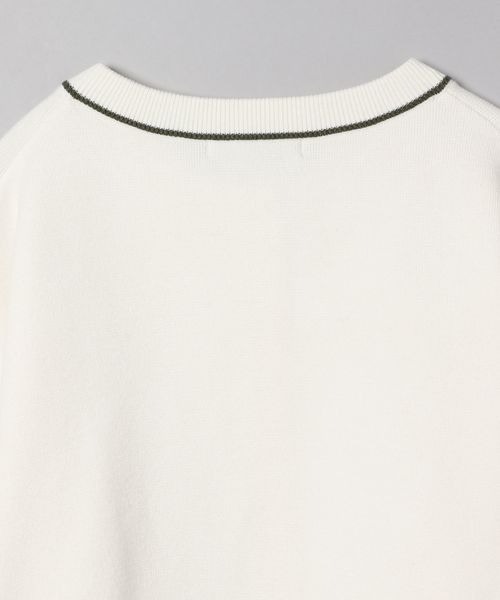 JEANASIS（ジーナシス）の「ミラノリブガラキリカエショートカーディガン/165236（カーディガン/ボレロ・レディース・ホワイト系その他/ブラック系その他/パープル系その他・FREE）」の18枚目の写真