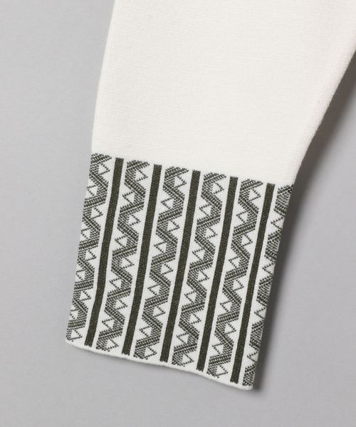 JEANASIS（ジーナシス）の「ミラノリブガラキリカエショートカーディガン/165236（カーディガン/ボレロ・レディース・ホワイト系その他/ブラック系その他/パープル系その他・FREE）」の20枚目の写真