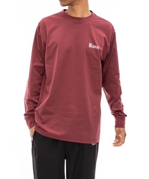 RVCA(ルーカ)の「RVCA メンズ VENOM LT ロングスリーブTシャツ【2022年秋冬モデル】/ルーカ(Tシャツ/カットソー・メンズ・ホワイト/ブラック/ボルドー・SMALL/MEDIUM/LARGE/X-LARGE)」の11枚目の写真