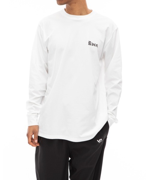 RVCA(ルーカ)の「RVCA メンズ VENOM LT ロングスリーブTシャツ【2022年秋冬モデル】/ルーカ(Tシャツ/カットソー・メンズ・ホワイト/ブラック/ボルドー・SMALL/MEDIUM/LARGE/X-LARGE)」の4枚目の写真