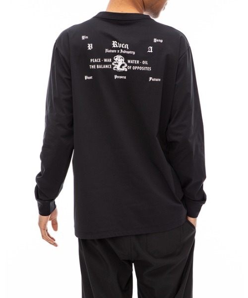 RVCA(ルーカ)の「RVCA メンズ VENOM LT ロングスリーブTシャツ【2022年秋冬モデル】/ルーカ(Tシャツ/カットソー・メンズ・ホワイト/ブラック/ボルドー・SMALL/MEDIUM/LARGE/X-LARGE)」の8枚目の写真
