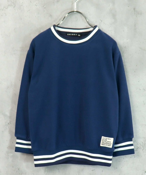 THE CASUAL（カジュアル）の「フリース ラインリブクルー＆パーカー（パーカー・キッズ・グレー系1/チャコール/ブラック系/ネイビー/ベージュ系/ベージュ/ブラック/グレイッシュベージュ/グレー系/ダークグリーン系/ネイビー系/ダークグリーン・110cm/150cm/130cm/160cm/140cm/120cm）」の11枚目の写真