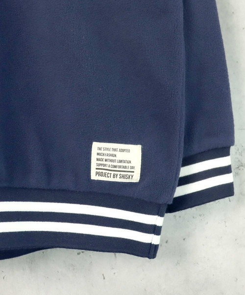 THE CASUAL（カジュアル）の「フリース ラインリブクルー＆パーカー（パーカー・キッズ・グレー系1/チャコール/ブラック系/ネイビー/ベージュ系/ベージュ/ブラック/グレイッシュベージュ/グレー系/ダークグリーン系/ネイビー系/ダークグリーン・110cm/150cm/130cm/160cm/140cm/120cm）」の18枚目の写真