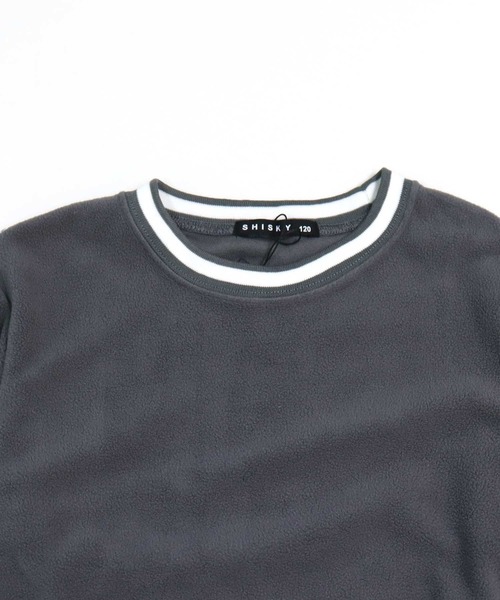 THE CASUAL（カジュアル）の「フリース ラインリブクルー＆パーカー（パーカー・キッズ・グレー系1/チャコール/ブラック系/ネイビー/ベージュ系/ベージュ/ブラック/グレイッシュベージュ/グレー系/ダークグリーン系/ネイビー系/ダークグリーン・110cm/150cm/130cm/160cm/140cm/120cm）」の22枚目の写真