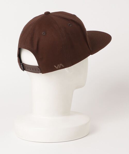 RVCA（ルーカ）の「RVCA メンズ TWILL SNAP BACK キャップ【2022年秋冬モデル】/ルーカ帽子（キャップ・メンズ・ブラック/ブラウン/グリーン・FREE）」の6枚目の写真