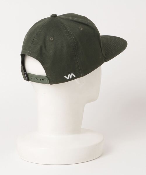 RVCA（ルーカ）の「RVCA メンズ TWILL SNAP BACK キャップ【2022年秋冬モデル】/ルーカ帽子（キャップ・メンズ・ブラック/ブラウン/グリーン・FREE）」の4枚目の写真