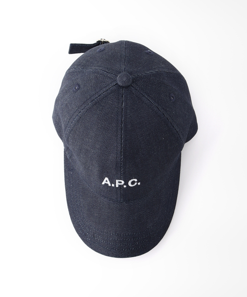 A.P.C.(アーペーセー)の「【A.P.C. / アー ペー セー】CASQUETTE CHARLIEデニム(キャップ・メンズ・ネイビー・FREE)」の5枚目の写真