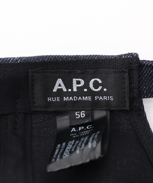 A.P.C.(アーペーセー)の「【A.P.C. / アー ペー セー】CASQUETTE CHARLIEデニム(キャップ・メンズ・ネイビー・FREE)」の10枚目の写真