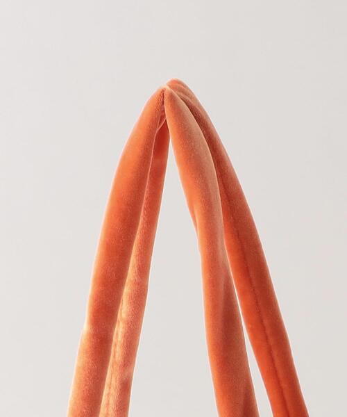 Steven Alan（スティーブンアラン）の「＜Steven Alan＞VELOR TOTE BAG/トートバッグ（トートバッグ・レディース・オレンジ/ライム/ナチュラル・FREE）」の8枚目の写真