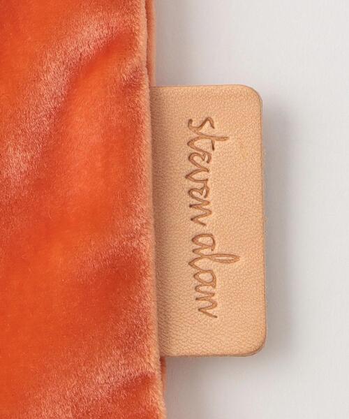 Steven Alan（スティーブンアラン）の「＜Steven Alan＞VELOR TOTE BAG/トートバッグ（トートバッグ・レディース・オレンジ/ライム/ナチュラル・FREE）」の10枚目の写真