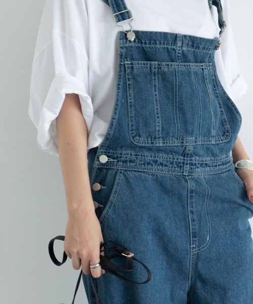 marjour（マージュール）の「DENIM SALOPETTE（サロペット/オーバーオール・レディース・ブルー・M）」の17枚目の写真