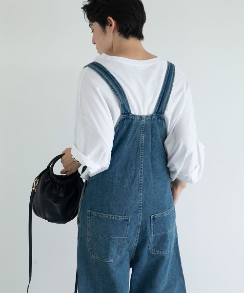 marjour（マージュール）の「DENIM SALOPETTE（サロペット/オーバーオール・レディース・ブルー・M）」の16枚目の写真
