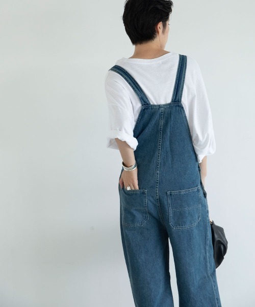 marjour（マージュール）の「DENIM SALOPETTE（サロペット/オーバーオール・レディース・ブルー・M）」の8枚目の写真