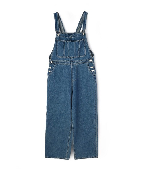 marjour（マージュール）の「DENIM SALOPETTE（サロペット/オーバーオール・レディース・ブルー・M）」の5枚目の写真