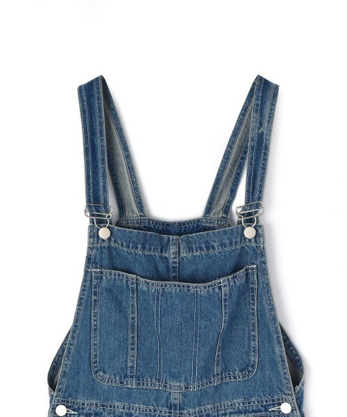 marjour（マージュール）の「DENIM SALOPETTE（サロペット/オーバーオール・レディース・ブルー・M）」の3枚目の写真