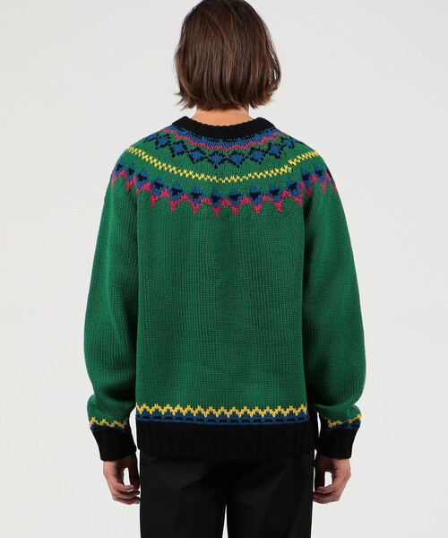 caban（キャバン）の「CABaN ウール フェアアイルハンドクルーネックプルオーバー（ニット/セーター・メンズ・ブラック系その他/ピンク系その他/グリーン系その他3・S/M）」の9枚目の写真