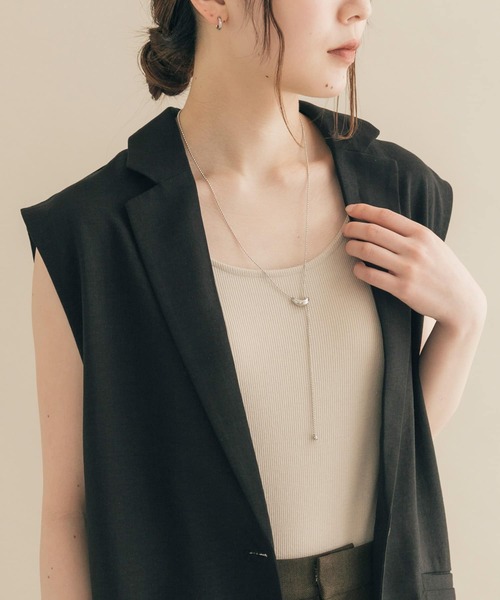 SMELLY（スメリー）の「ボールチェーンニュアンストップYジネックレス（ネックレス・レディース・シルバー/ゴールド・-）」の5枚目の写真