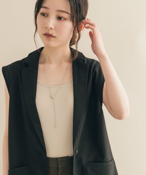 SMELLY（スメリー）の「ボールチェーンニュアンストップYジネックレス（ネックレス・レディース・シルバー/ゴールド・-）」の6枚目の写真