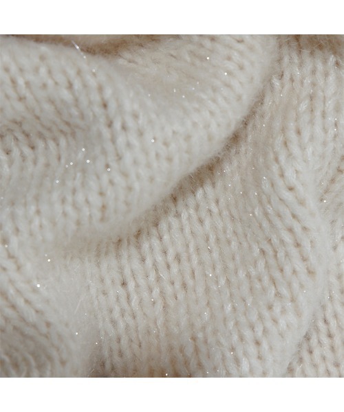 flower（フラワー）の「ホリデーニットカーディガン（カーディガン/ボレロ・レディース・ベージュ/ピンク/アイボリー・FREE）」の20枚目の写真